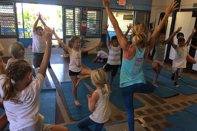 Yoga training